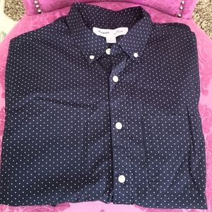 NWOT ON Dotted Slim Fit Button Up